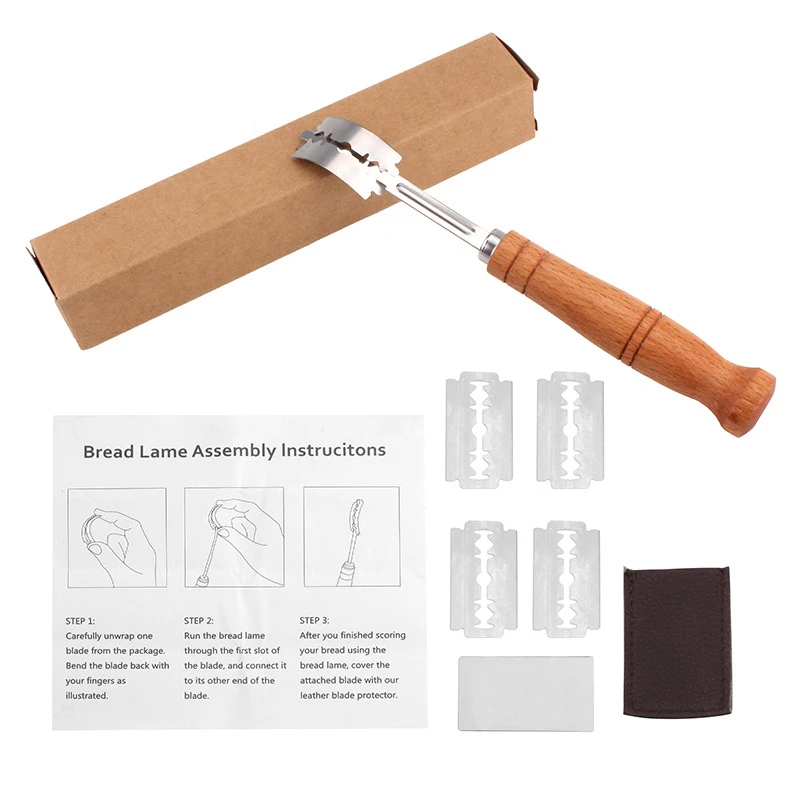 

Набор ножей для хлеба из нержавеющей стали с 5 сменными лезвиями