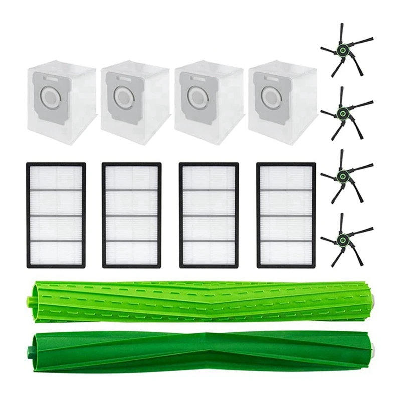 

Hot TOD-Main Side Brush Filter Dust Bag Replacement Parts For Irobot Roomba S9 9150 / S9+ Plus 9550 Vacuum Cleaner