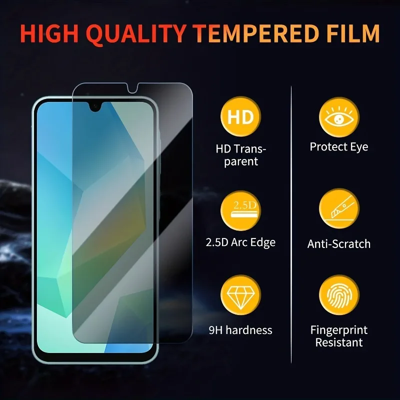 Фото 5 шт. закаленное стекло для Samsung Galaxy A17 A16 A15 A14 A13 A12 A11 A51 A52 A53 A54 A55 A56 A34 A35 A36 противошпионское стекло №4