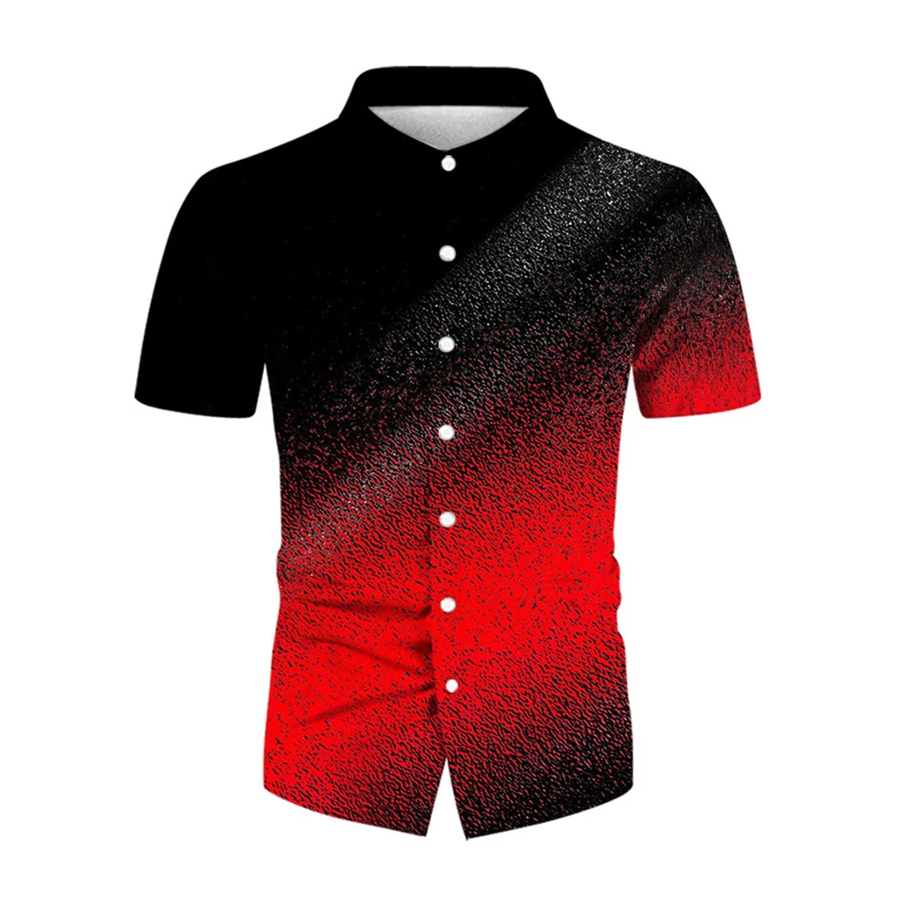 Men Shirts Fashion Short Sleeve Top Hawaiian Shirt Beach Wear Summer Print Button Top for Men Casual Clothes 2023 Hot