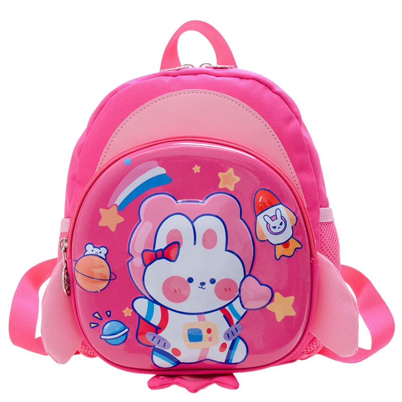 New Anti-lost Children's Cartoon Bunny Korean Version Kindergarten and Primary School Backpack for Girls Travel Backpacks