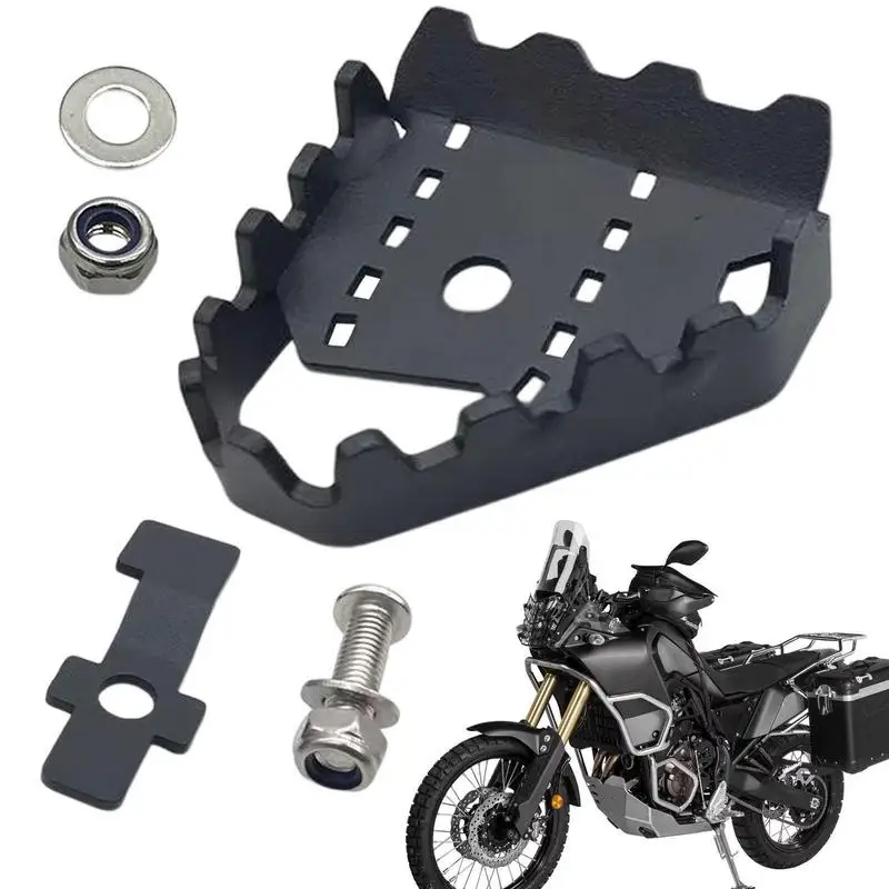 

Anti Slip Brake Pedal Extension Motorcycle Parts Metal Footpeg Enlarge Foot Peg Pad Extender Plate ForYAMAHA Tenere700 XTZ700