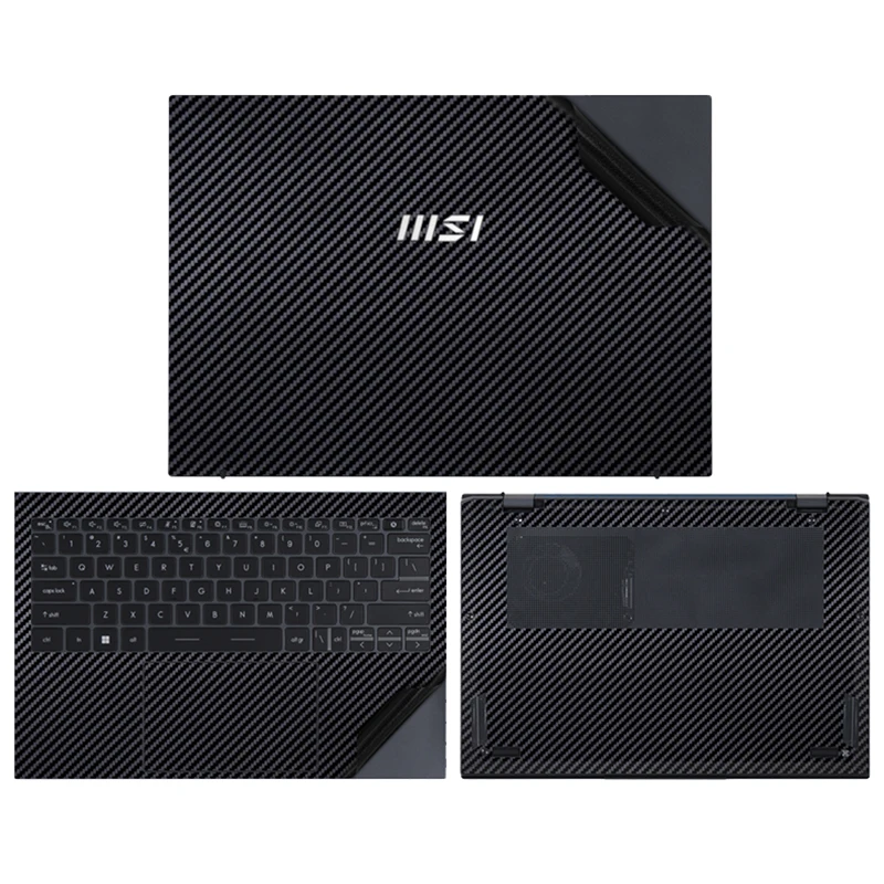 Кожа для ноутбука MSI Prestige 13 AI evo A1MG 2024 14 Evo 2021 виниловые наклейки Summit E16 E13 Flip A11MT A12M