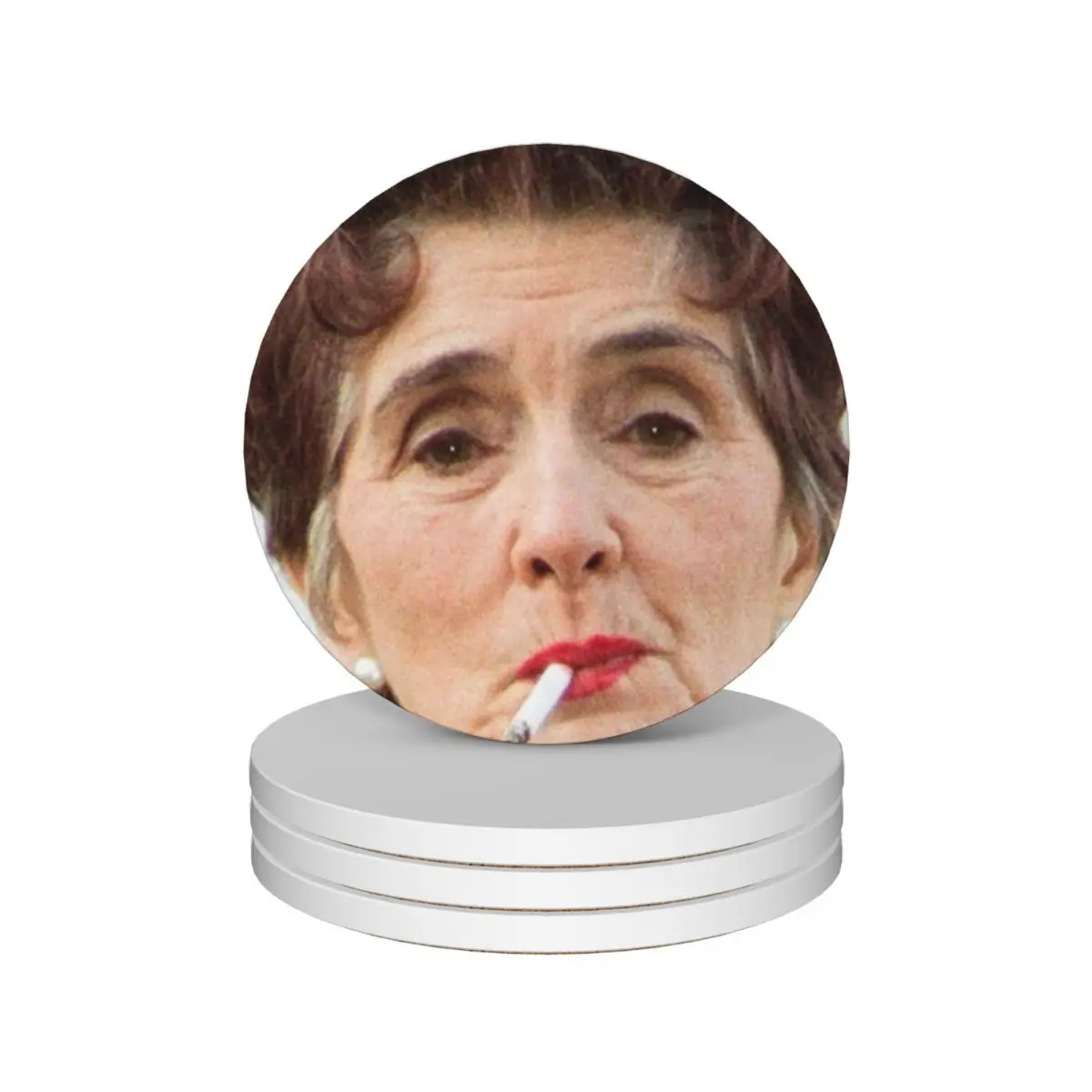 Подставки из хлопка и керамики в горошек EASTENDERS LEGENDS (набор 4 шт.) подставки