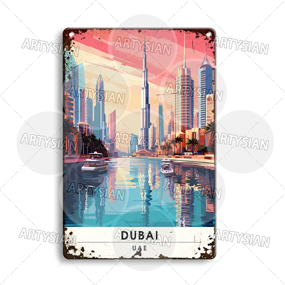 

Металлический знак "Путешествия" ARTISIAN