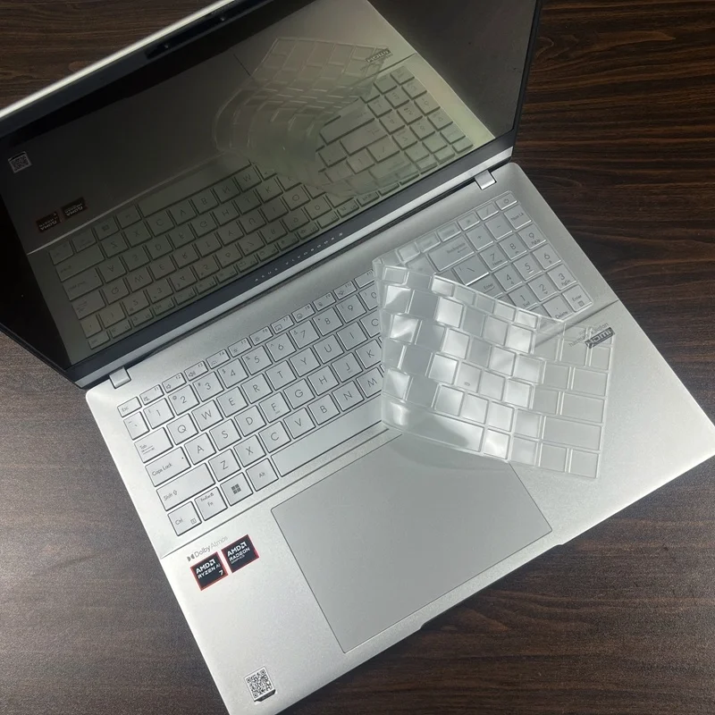Чехол с клавиатурой для ноутбука Asus Vivobook Pro 15 2024 6 дюйма N6506 N6506MU N6506MV прозрачный