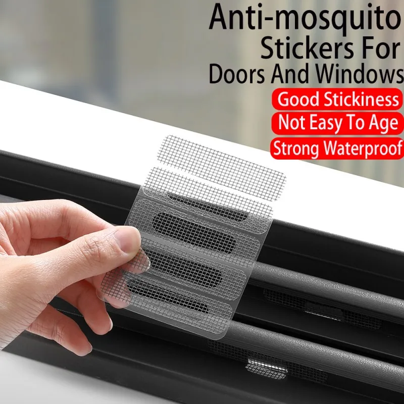 

1/5/10 pcs household disposable screen window mending hole window screen paste mesh invisible mosquito-proof maintenance subsidy