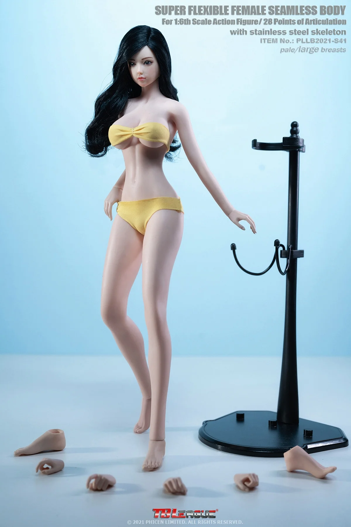 PHICEN TBLeague 1/6 высокий тип S41 бледная кожа бесшовная Резиновая экшн-фигурка Гибкая