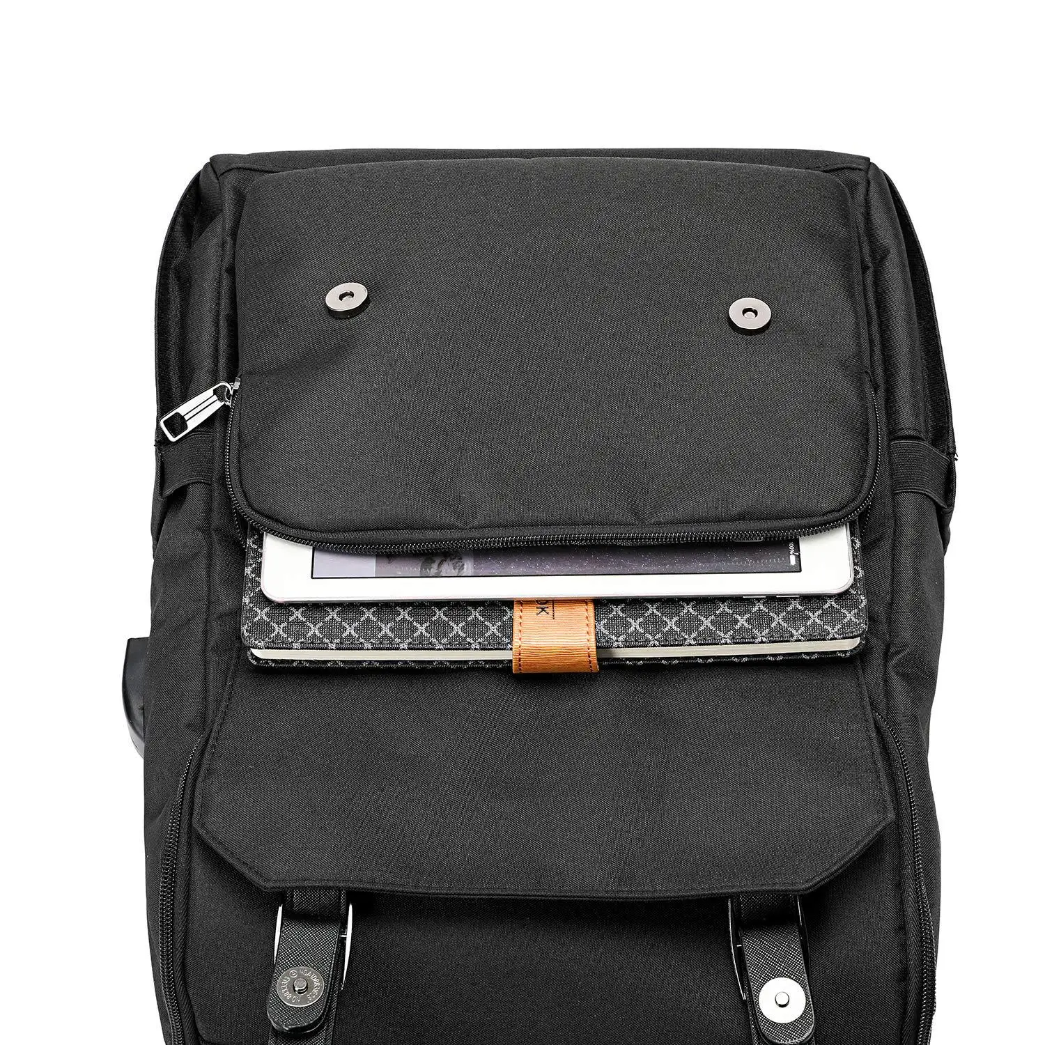 Laptop Computer Backpack Bag For Men Business Notebook USB Charging Korean Multifunction Oxford Retro Travel School Backpacks