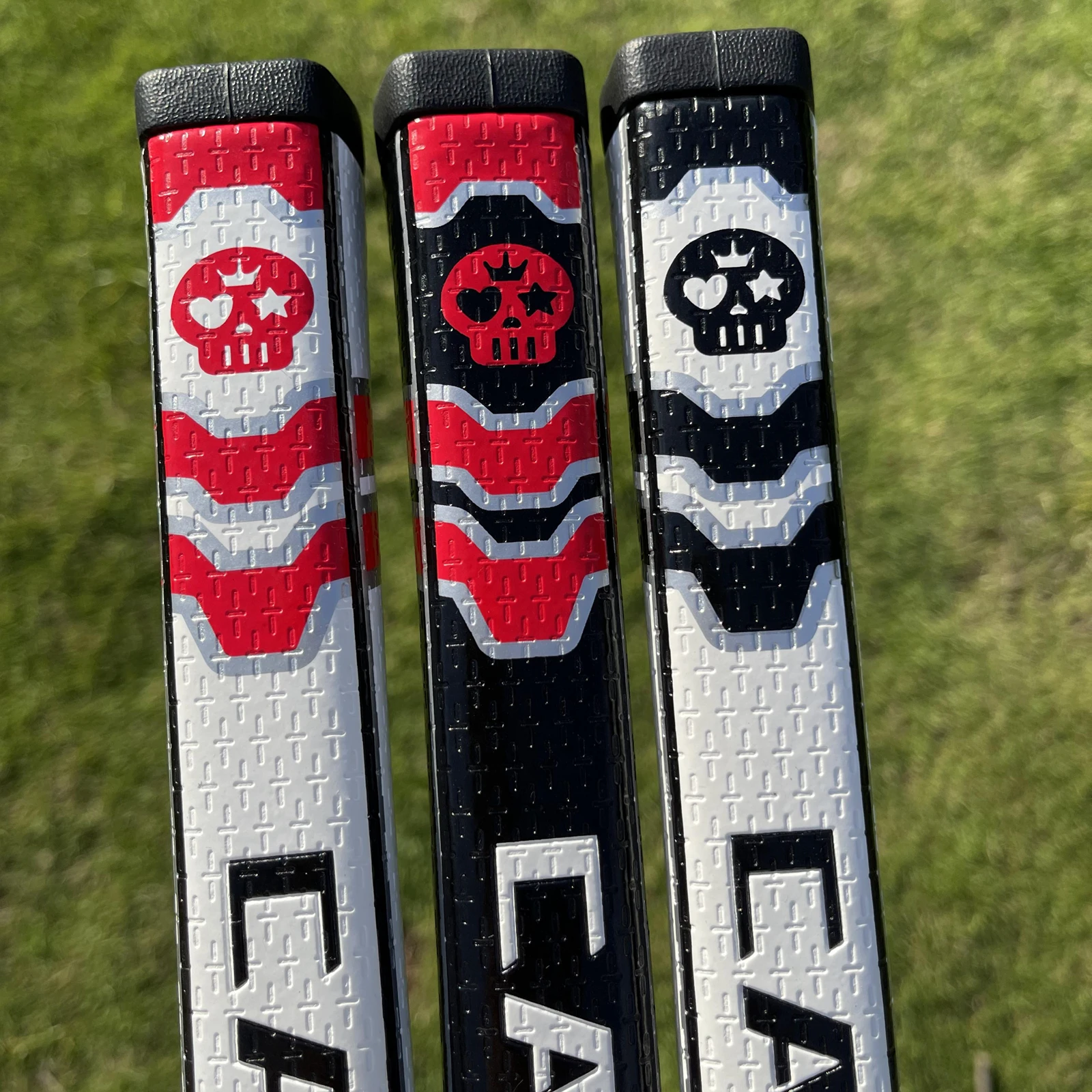 Новые захваты для клюшки гольфа мягкие Захваты с черепом из полиуретана размер 2 0