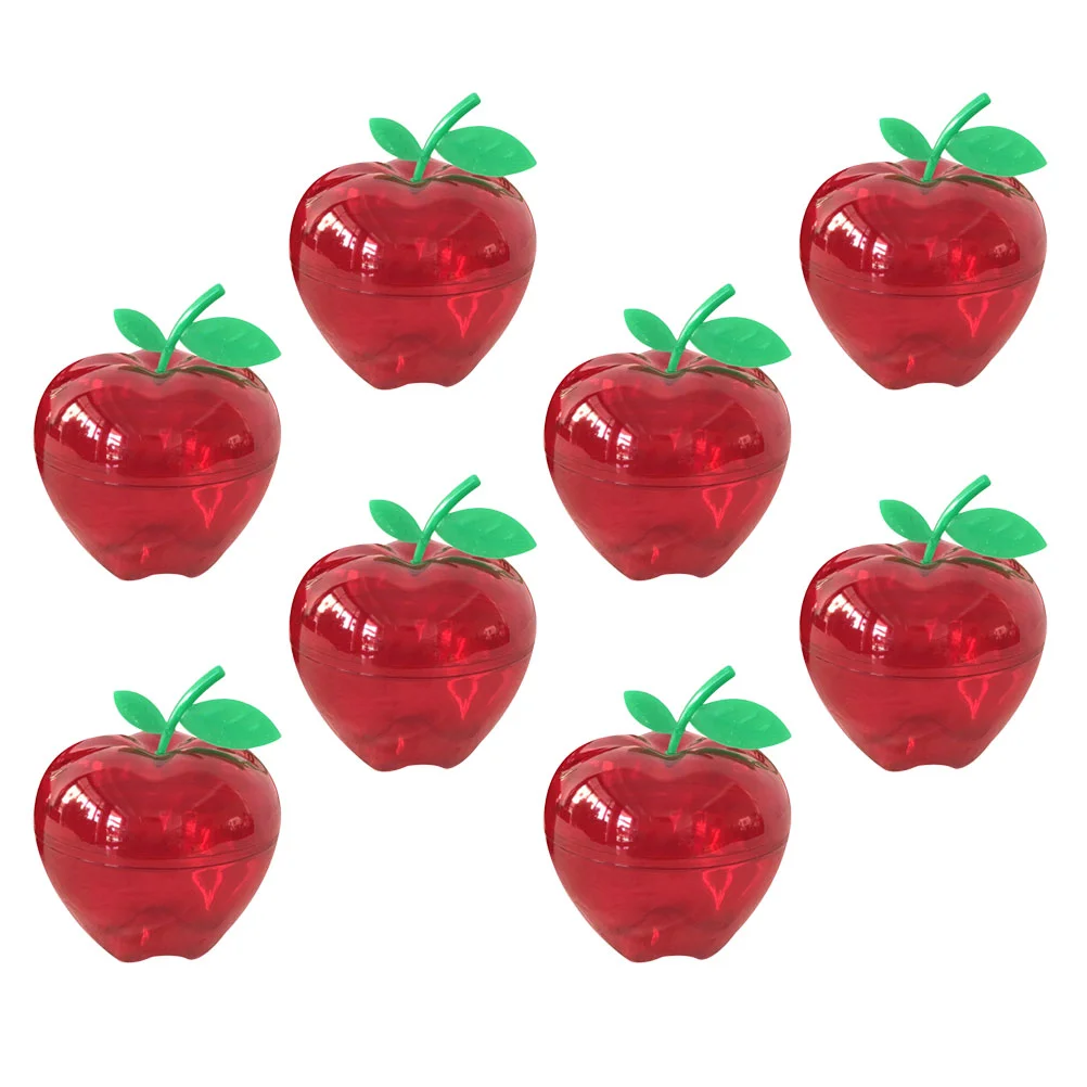 

Candy Box Christmas Apple Boxes Apples Partyfavors Treat Containerfillablejar Containersfavor Shower Lid Cookie Red Decorations