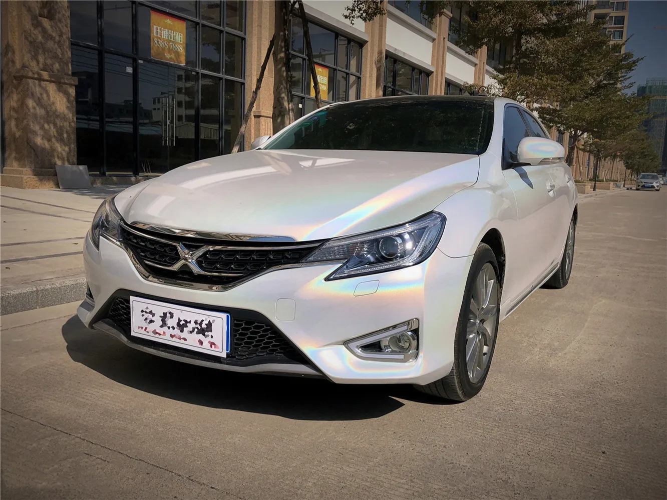 Психоделическая Алмазная Радужная хромированная глянцевая виниловая пленка без