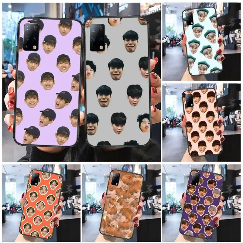 

BTS-Bangtan-Boys-faces Phone Case For Xiaomi 9t pro lite 10 MIX 2S 3 note10lite 8 cc9 pro nax fundas cover