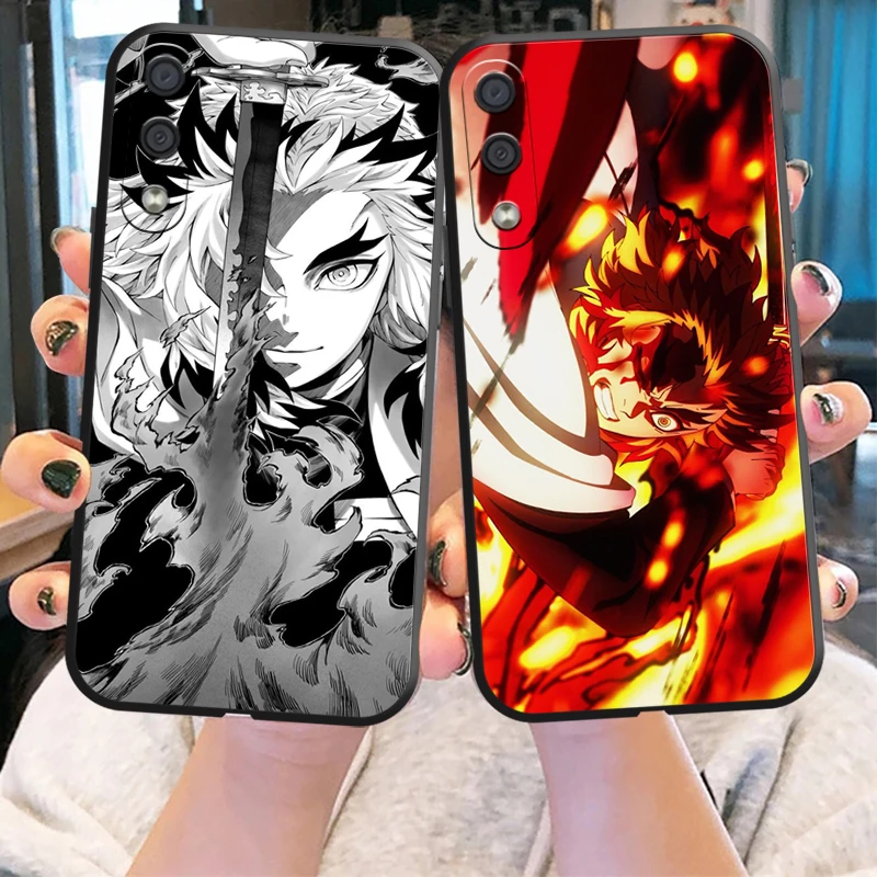 

Demon Slayer Anime Phone Case For Samsung Galaxy S8 S8 PLus S9 S9 Plus S10 S10E S10 Lite 5G Plus Silicone Cover Back Funda