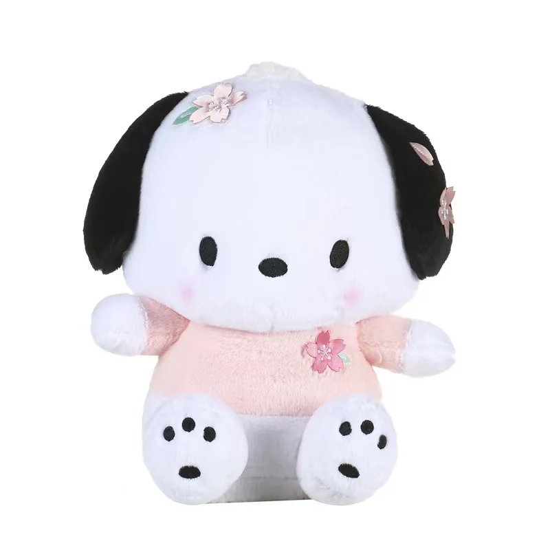 Sanrio Sakura Melody Kuromi Cinnamoroll плюшевые игрушки из мягкого хлопка с наполнителем для ТВ и