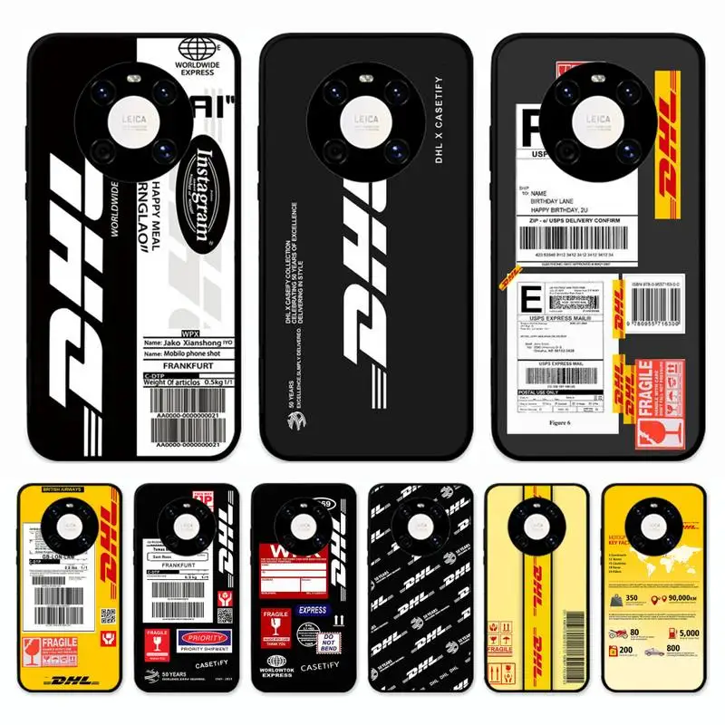 Экспресс-доставка DHL, чехол для телефона с этикеткой 50-го юбилейного выпуска для Huawei Mate 10 20 30 40 50 lite pro Nova 3 3i 5 6 SE 7 pro 7SE