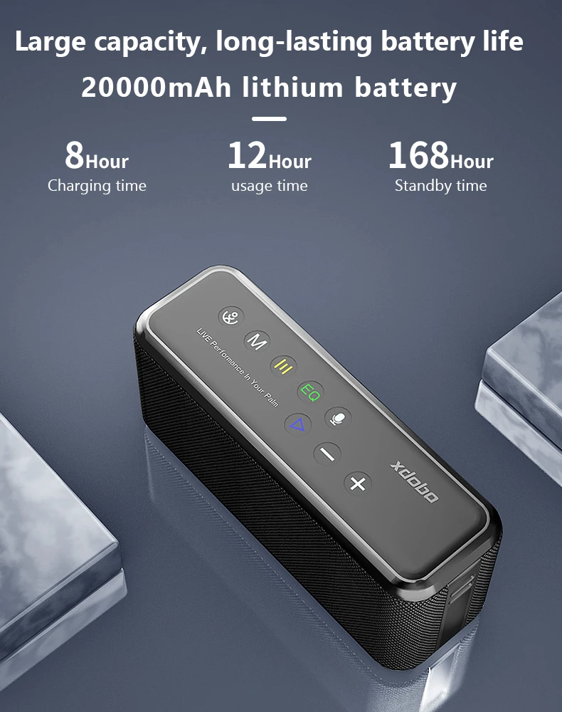 Xdobo 100 Вт сабвуфер стерео беспроводные колонки bluetooth портативное мини звуковое