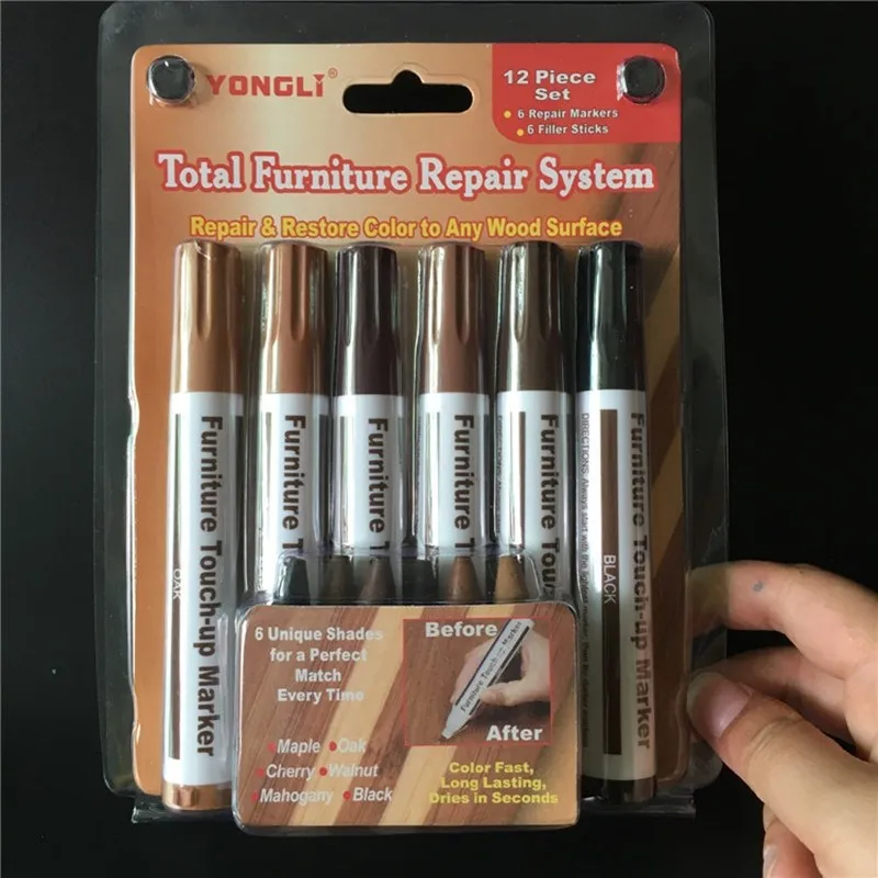 Filler Sticks Wood Scratches Restore Kit Patch Paint Pens Wood Composite Repair