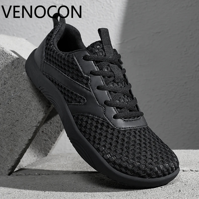 Фото Кроссовки VENOCON Barefoot для мужчин, легкие, широкие, с просторным носком, минималистичные, с верхом из полиуретана и трикотажа, обувь для мужчин и женщин №5