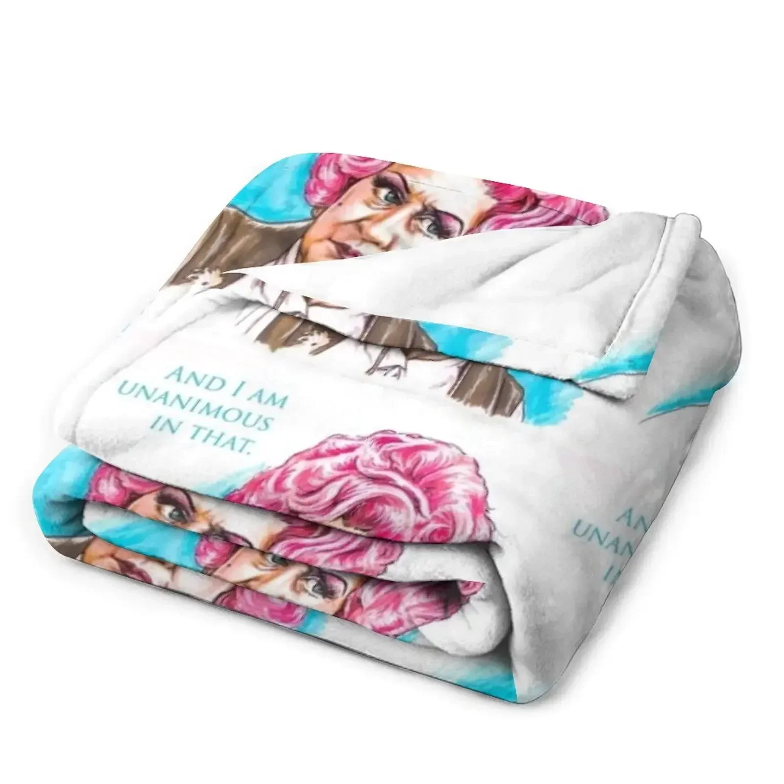 Миссис Слокаombe - АЙБС? И я едикум в этой одеяле Очень большое одеяло Retros Тонкие