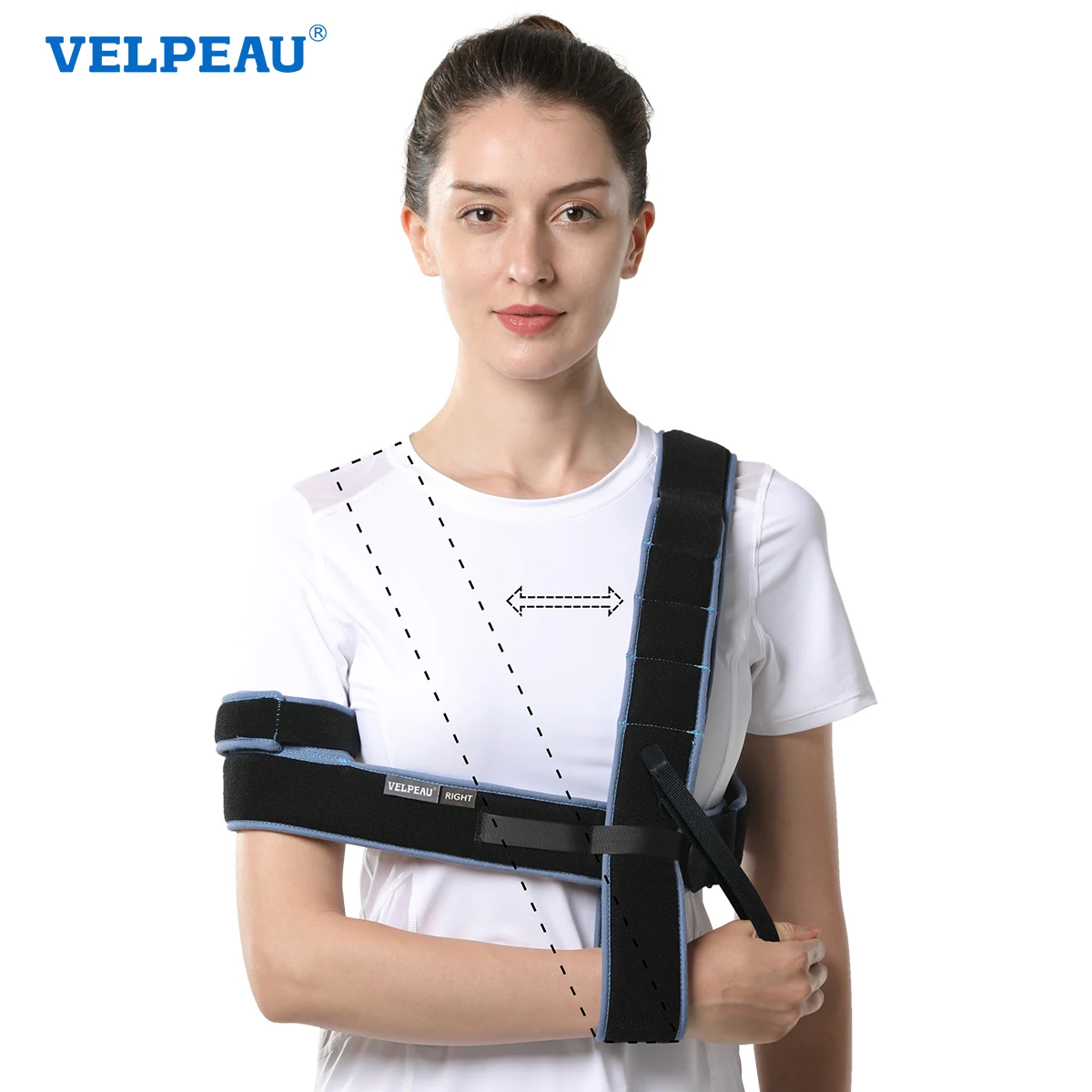 Velskin Arm Sling Lite версия подходящая для подсветки или восстановления руки после