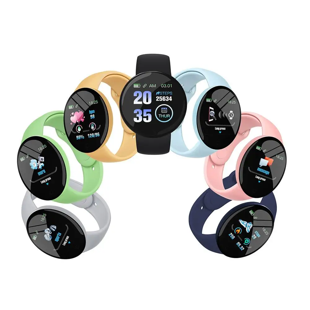 

D18s Smart Watch 1.44 Inch Screen 90mah Battery Bluetooth-compatible 4.0 Sleep Monitor Fitness Bracelet Wholesale