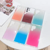 colorful clear silicone case for samsung galaxy s22 ultra s21 plus note 20 phone case transparent shockproof cover s22
