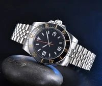 luxury 40mm mechanical automatic mens watch jubilee bracelet black dial luminous miyota 8215mingzhu2813 movement