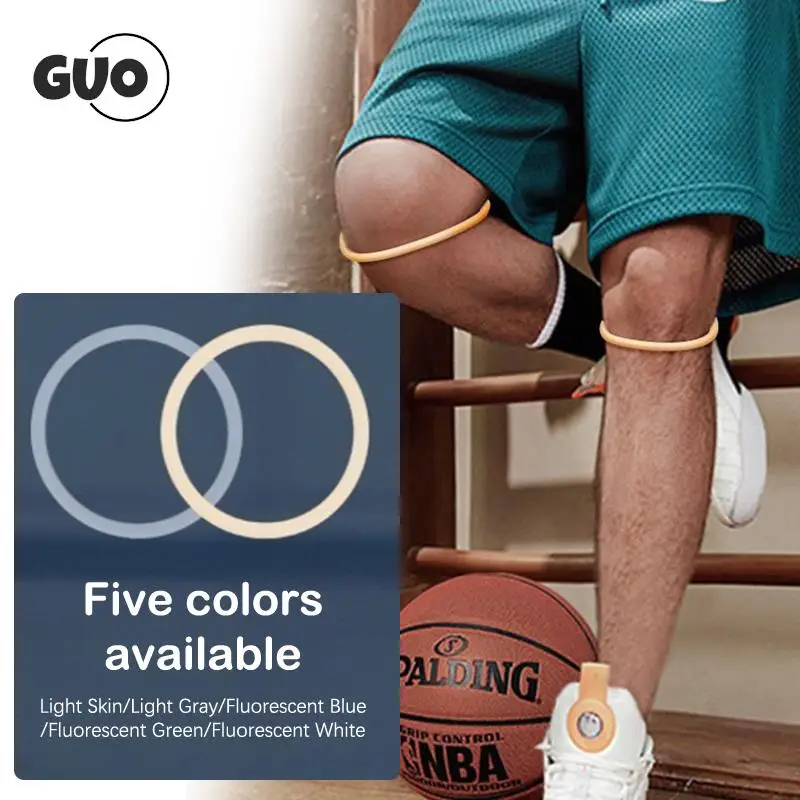 

1pc Fine Patella Belt Knee Joint Rope Ring Rubber Band Sports Knee Pad Knee Force Belt For Hiking Soccer Basketball Running Spor