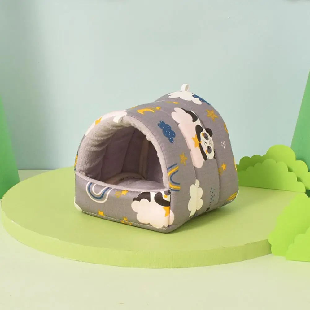 Лежанка для домашних животных удобная прочная полузакрытая ковровая свинка