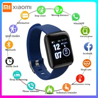 xiaomi 116 plus smart bracelet heart rate blood pressure monitoring track movement waterproof 1 44inch color screen smartwatch