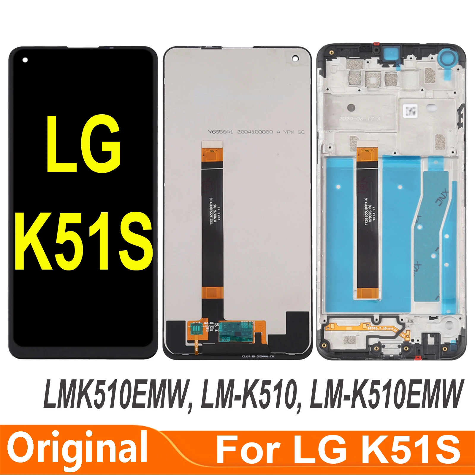 Оригинальный ЖК-дисплей для LG K51S K51 S LMK510EMW LM-K510EMW LM-K510, детали для ремонта