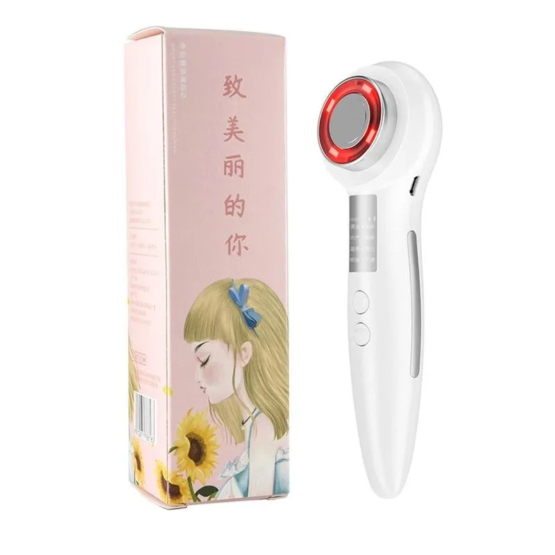 

Skin Facial Massager Rejuvenation Radio Frequency 2 Light LED Face Cleaning Lifting Wrinkle Removal FR Skin Care Tools