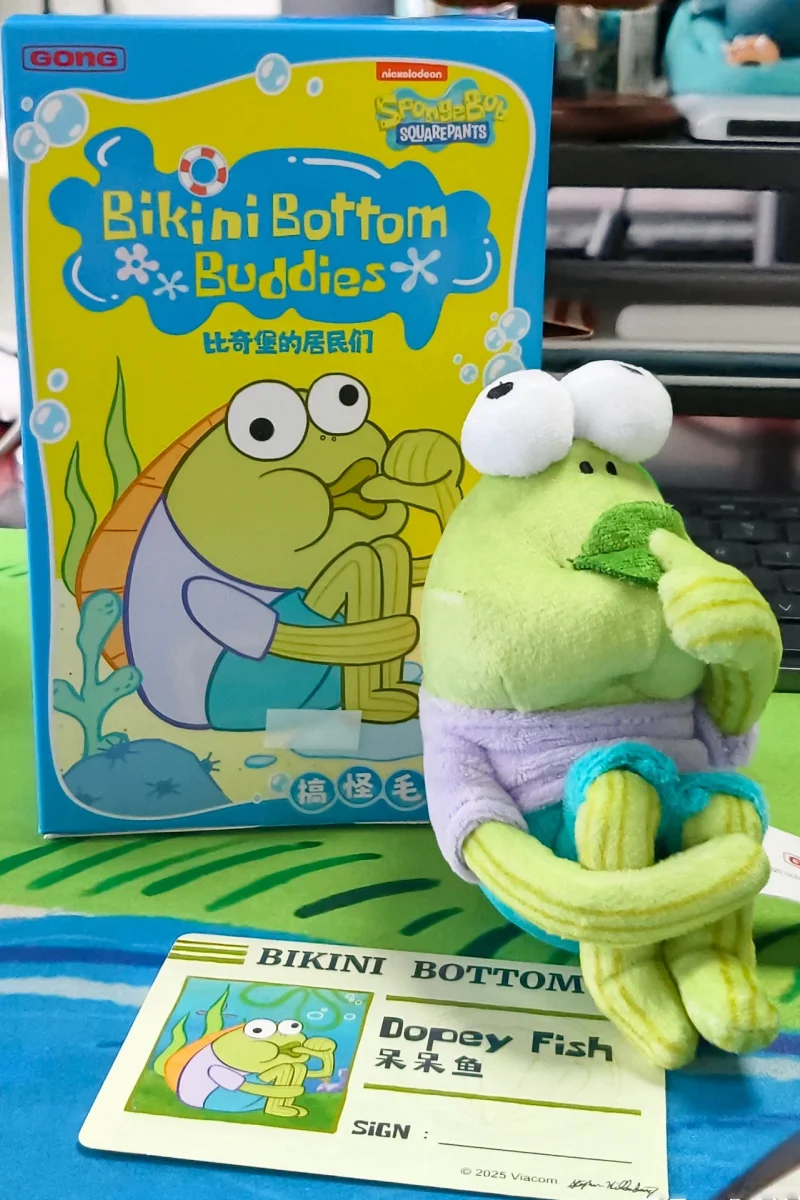 Фото Горячая распродажа: POP MART Bikini Bottom Buddies — причудливые игрушки-сюрпризы в закрытых коробках, милые аниме-фигурки, подарочные наборы-сюрпризы, таинственные коробки-сюрпризы №5