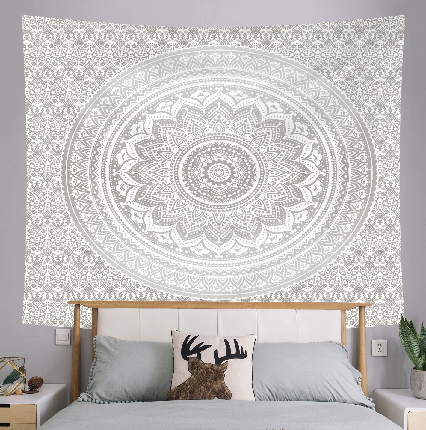 Mandala Tapestry Bedroom Cloth Home Wall Hanging Living Room Background Cover Cotton Thick Decor Art Spiritual Practices India images - 6