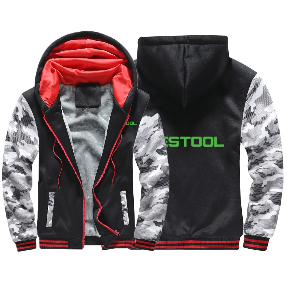 

Festool Tools Printed New 2021 Winter Jacket Mens Thicken Zipper Hooded Jacket Sweatshirt Outwear Warm Coat Male Casual Clothing