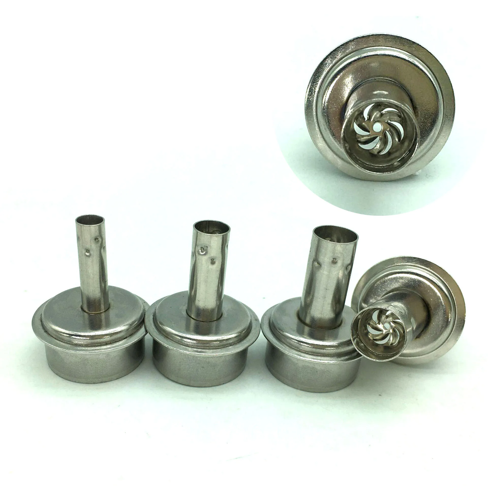 

6mm 8mm 10mm 12mm Stainless steel Cyclone nozzle for QUICK 861DW Hot Air Gun Head Cellphone Repairs Soldering Rotating Cyclonic