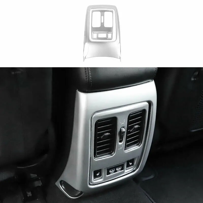 

Подходят для Jeep Grand Cherokee 2011-2020 ABS Серебряная задняя решетка вентиляционной панели