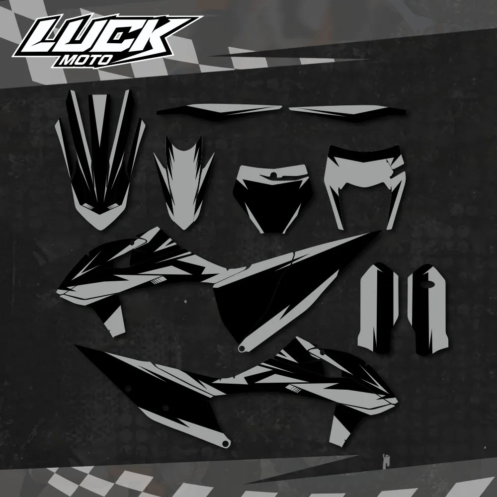 

LUCKMOTO для KTM SX SXF 2019-2021EXC EXC-F 2020 2021 2022 2023 150 200 250 300 350 450 500 графические наклейки наклейки