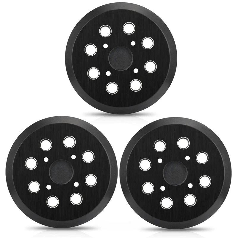 

3 Pcs Sander Replacement Pad 5 In 8 Hole Hook And Loop Orbital Sanding Pad Parts For Ryobi RS290 RS280 P411 Model