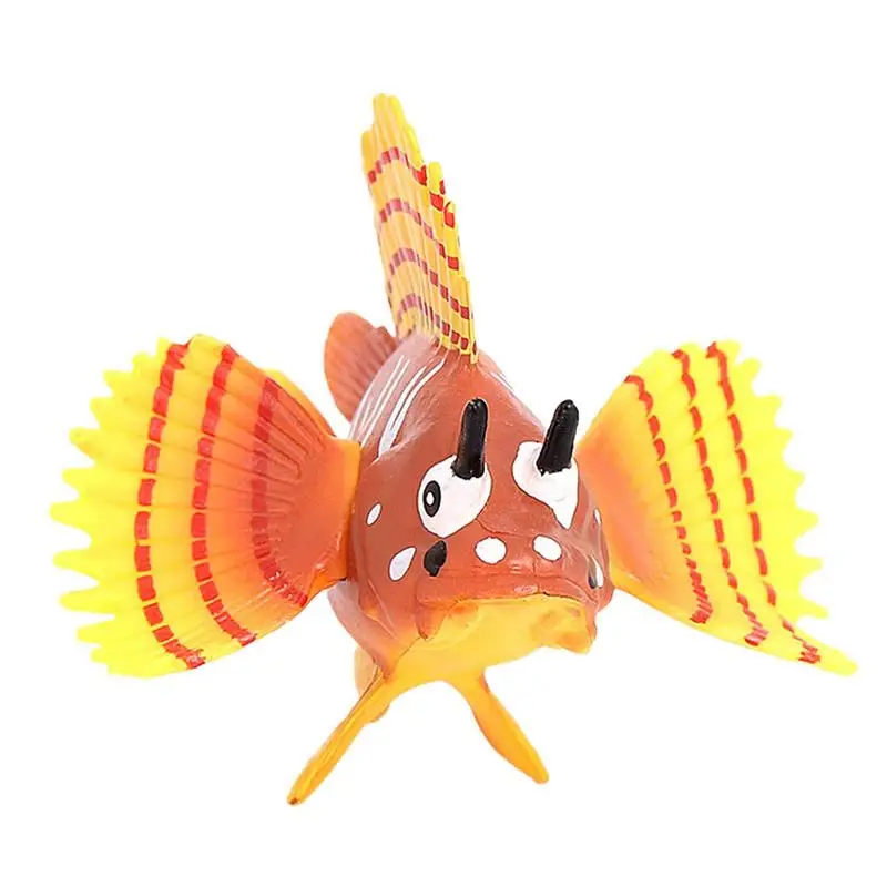 

Mini Ocean Sea Animal Toy Realistic Simulated Lionfish Figurine Educational Toy for Kids Party Stocking Stuffer Goody Bag Filler