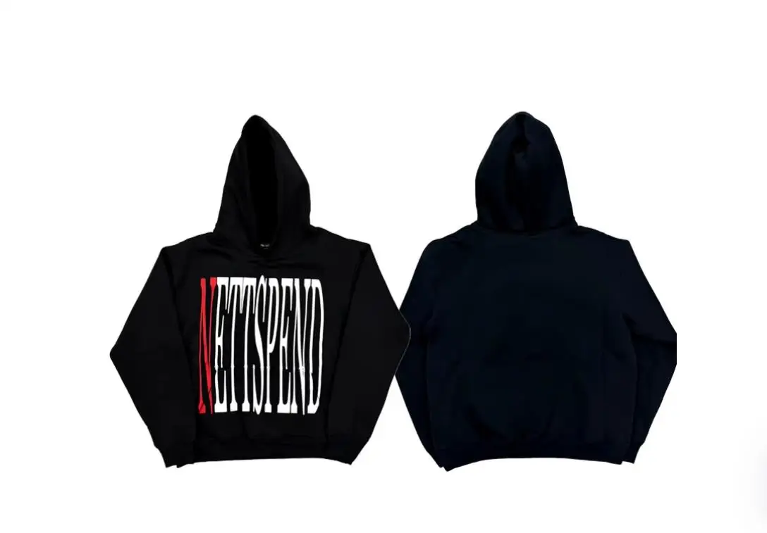 Фото 2026 Nettspend Aus Tour Vlone Hoodie, лимитированная серия, худи с принтом WY1534 №1