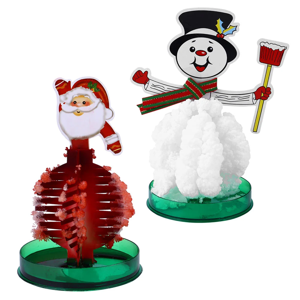 

Tree Toy Christmas Growing Science Paper Learning Centerpieces Tabletop Kids Children Table Compact Crystal Toys Interesting