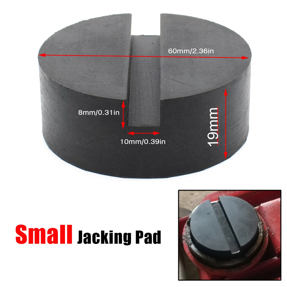 

Jack Pad Universal Fits Anti-slip Rail Adapter Rubber Support Block Heavy Duty Car Lift Tool Accessories Stand Jack Lifting Tool