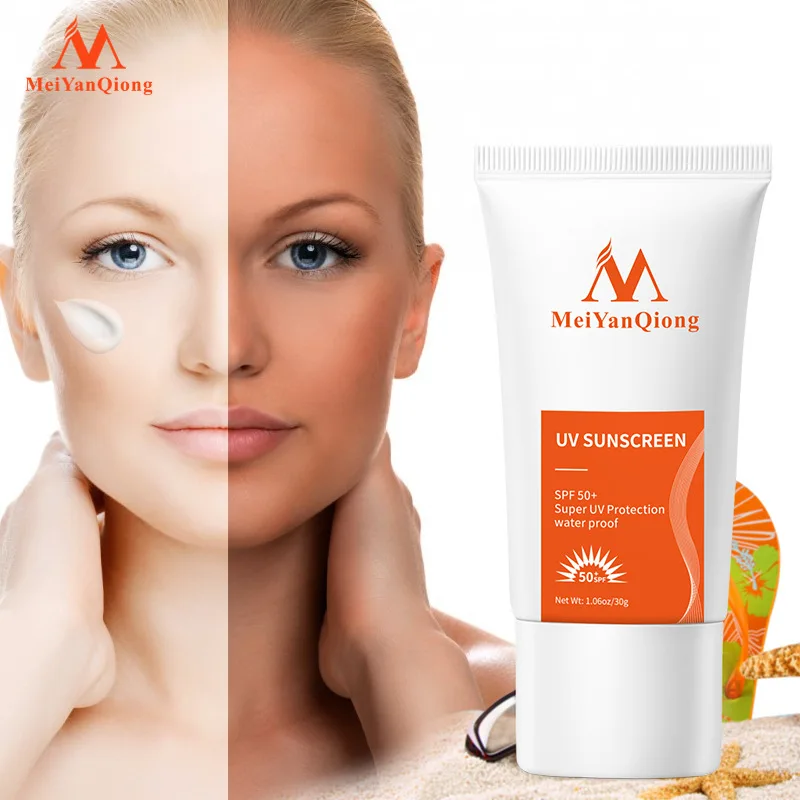 

MeiYanQiong Sunscreen SPF50+ Whitening Repair Sunblock Skin Protective Cream Anti-sensitive Oil-control Moisturizing Isolation