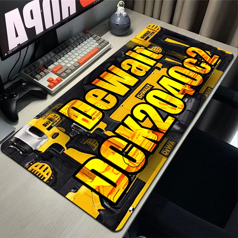 

Коврик для мыши DeWalt, Настольный коврик, игровые аксессуары для настольного компьютера 900x400 Xxl, большой Настольный коврик, коврик для мыши, ан...