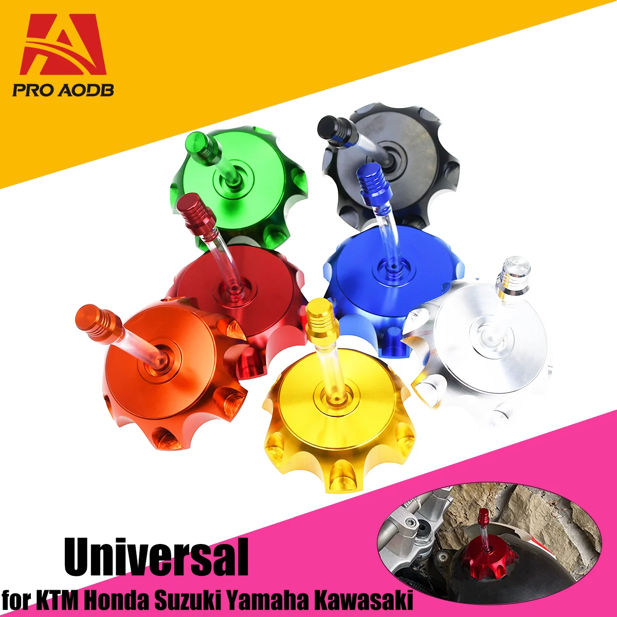 Алюминиевая крышка топливного бака с ЧПУ для мотоцикла 50 мм вентиляционной