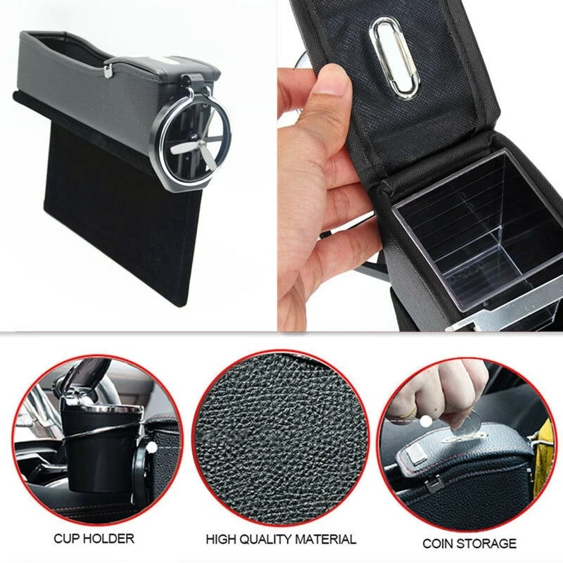 

Автомобильный Боковой разрез для сиденья, карманный карман для хранения, подставка под монеты, 1 шт., автозапчасти