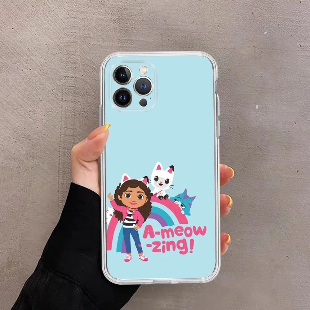 Cute G-Gabbys D-Dollhouse Phone Case For IPhone 16 15 14 13 12 Mini 11 Pro XS Max X XR SE 6 7 8 Plus Soft Silicone Cover