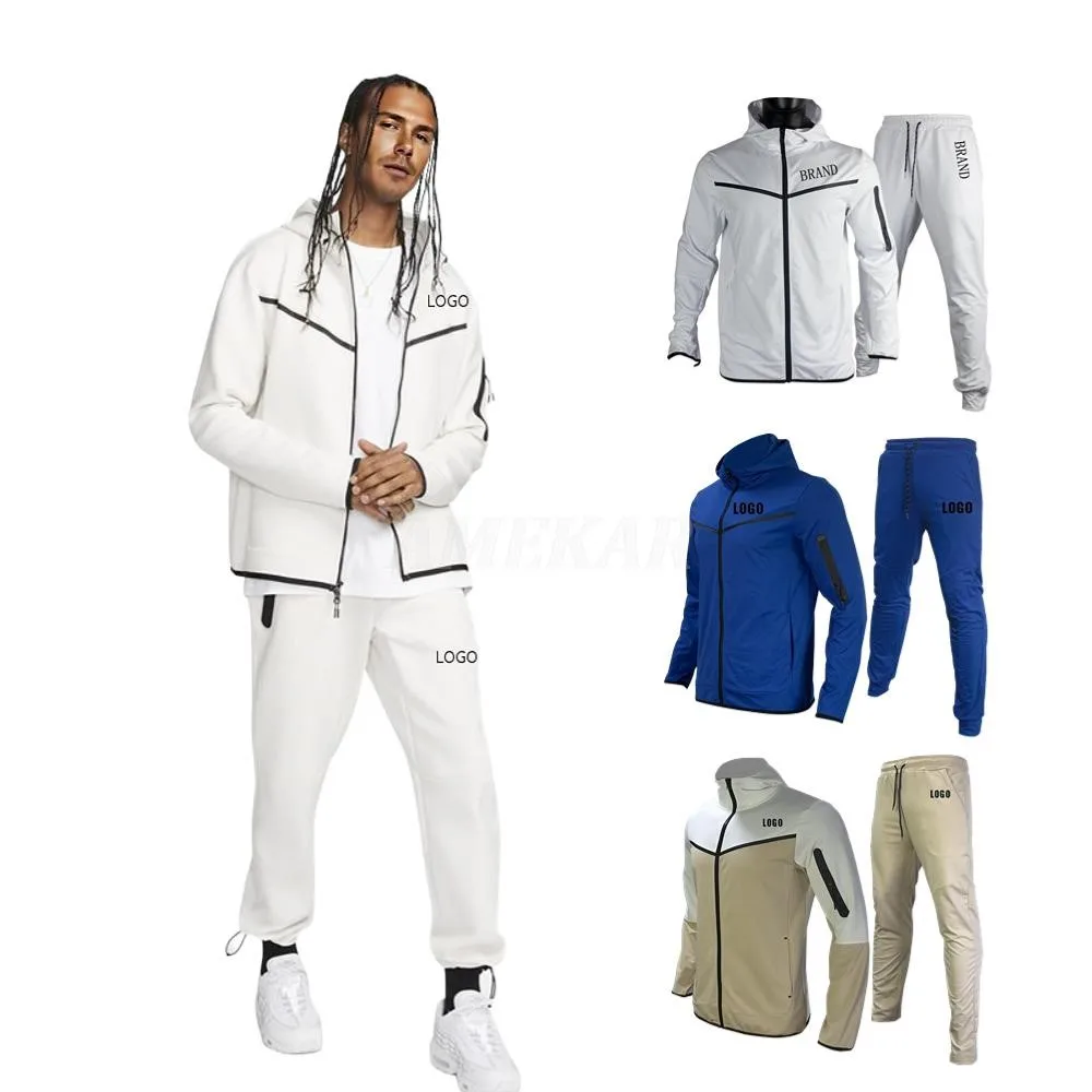 2023 Men's Cotton Tech Tracksuit Brand Tech Fleece Good Quality Sports Suit Hoodie Male Training Wear Sweatshirt Sets Unisex